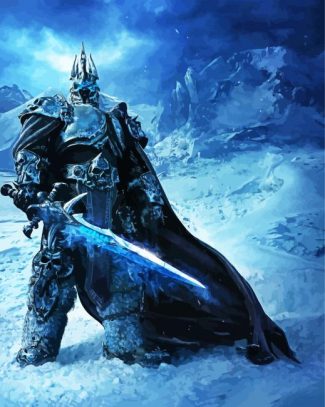 Lich King Arthas Menethil diamond painting