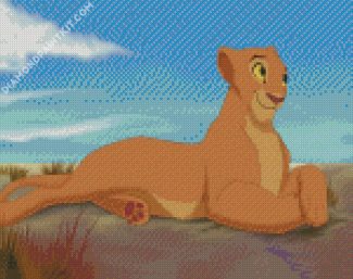 Lioness Nala diamond painting