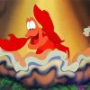 Little Mermaid Sebastian Crab diamond painting