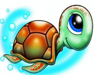 Little Tortoise diamond painting