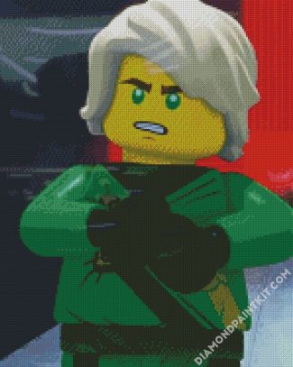 Lloyd Montgomery Garmadon Ninjago daimond painting