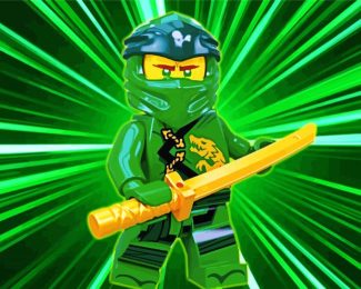 Lloyd Montgomery Garmadon daimond painting