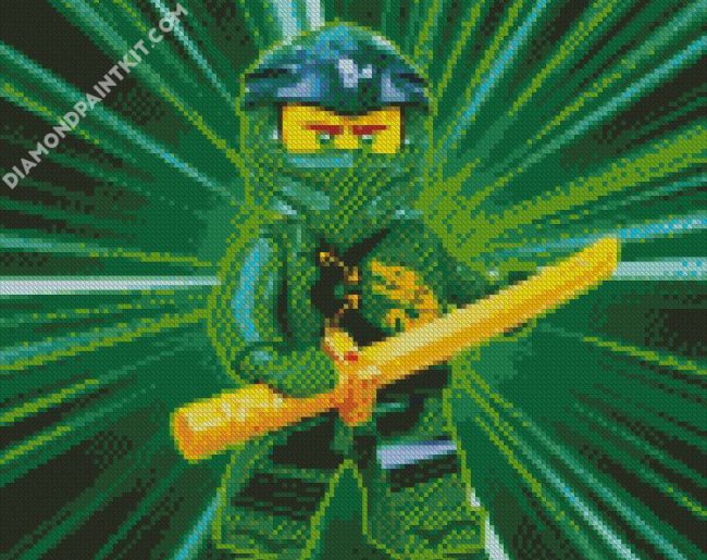 Lloyd Montgomery Garmadon daimond painting