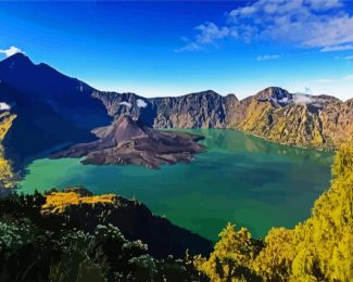 Lombok National Park diamond painting