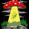 Magic Toadstool Alien diamond painting