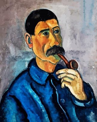 Man With Pipe diamond painting