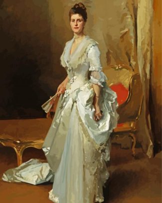 Margaret Stuyvesant Rutherfurd White By Sargent diamond painting