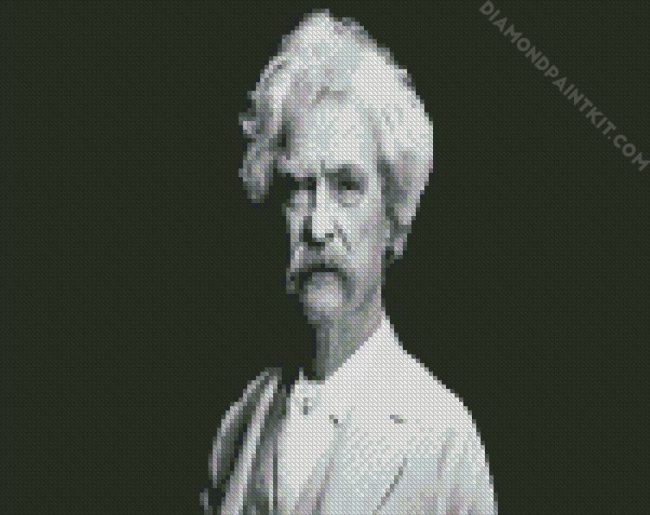 Mark Twain Author diamond painting