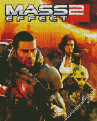 Mass effect Game Poster Diamond painting