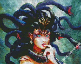 Medusa Elf diamond painting