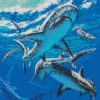 Megalodon Sharks diamond painting