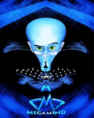 Megamind Superhero diamond painting