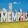 Memphis City diamond painting