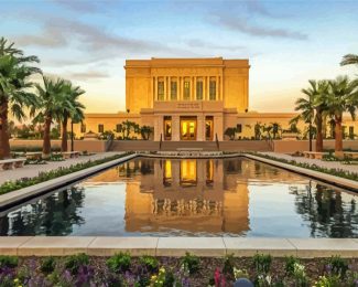 Mesa Arizona Temple diamond painting