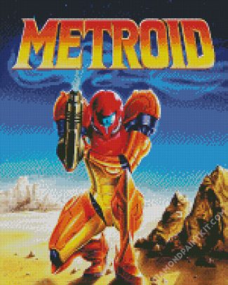 Metroid Game diamond painting