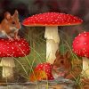 Mice And Toadstools diamond painting