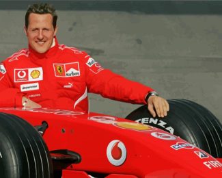 Michael Schumacher diamond painting