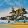 Military Aircraft diamond painting