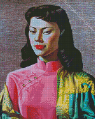 Miss Wong Tretchikoff Art diamond painting