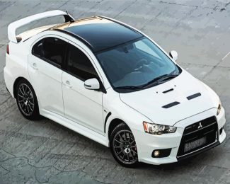 Mitsubishi Lancer Car diamond painting