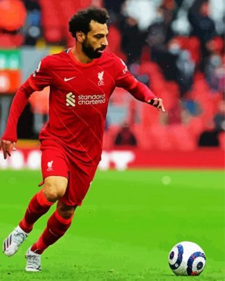 Mohamed Salah Player diamond painting