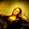 Mona Lisa Selfie diamond painting