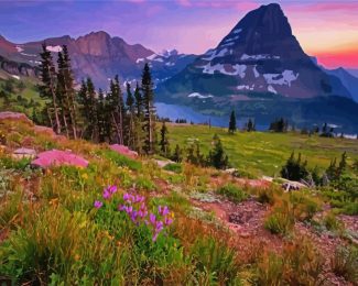 Montana Nature Scene diamond painting