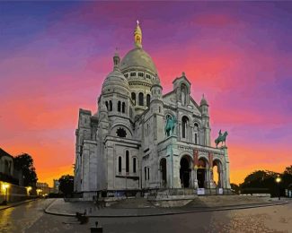 Montmartre Basilica Sacre Coeur diamond painting