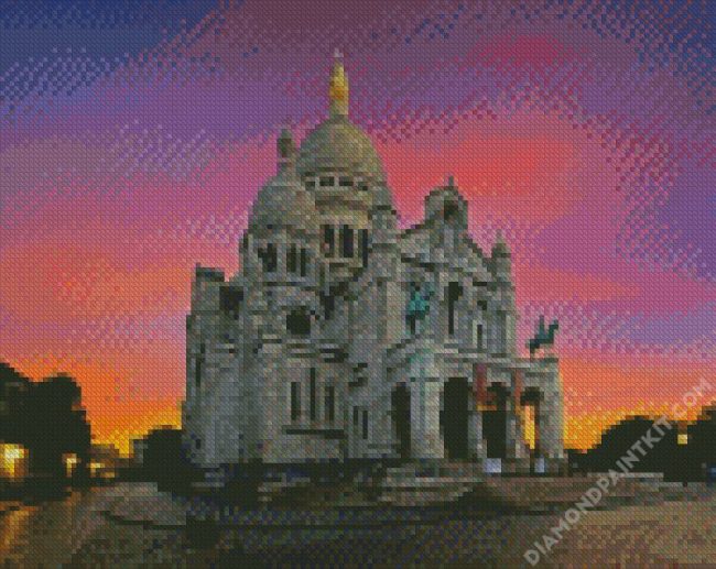 Montmartre Basilica Sacre Coeur diamond painting