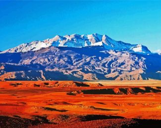 Moroccan Atlas Mountains diamond painting