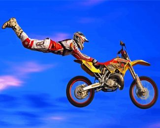 Motocross Jump diamond painting