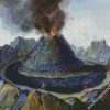 Mount Vesuvius Art diamond painting