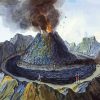 Mount Vesuvius Art diamond painting