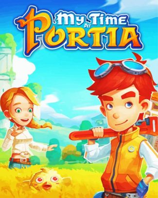 My Time At Portia Game diamond painting