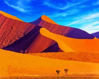 Namibia Desert Landscape diamond painting