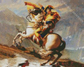 Napoleon Crossing The Alps diamond painting