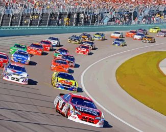 Nascar Cars Racing diamond painting