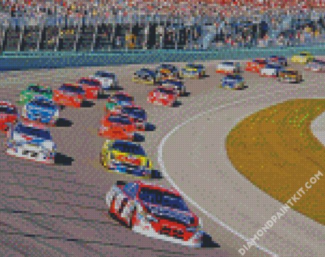 Nascar Cars Racing diamond painting