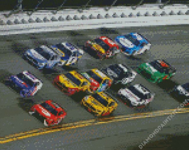 Nascar Racing diamond painting