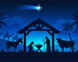 Nativity Diamond painting