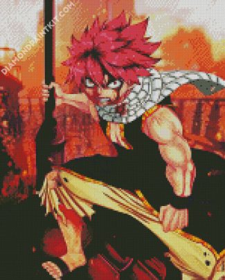 Natsu Dragneel Anime diamond painting