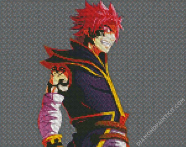 Natsu Dragneel Fairy Tail Anime diamond painting