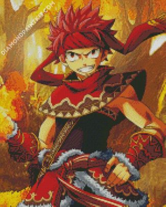 Natsu Dragneel diamond painting