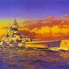 Navy Ship diamond painting