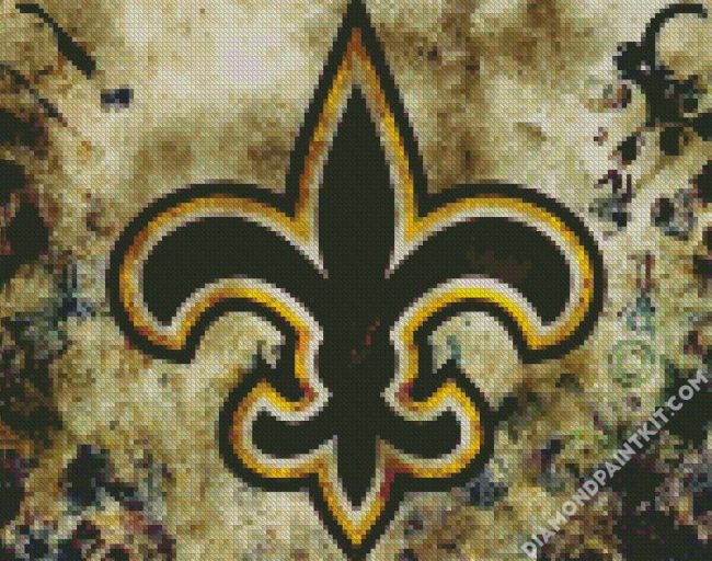 New Orleans Saints Logo diamond painting