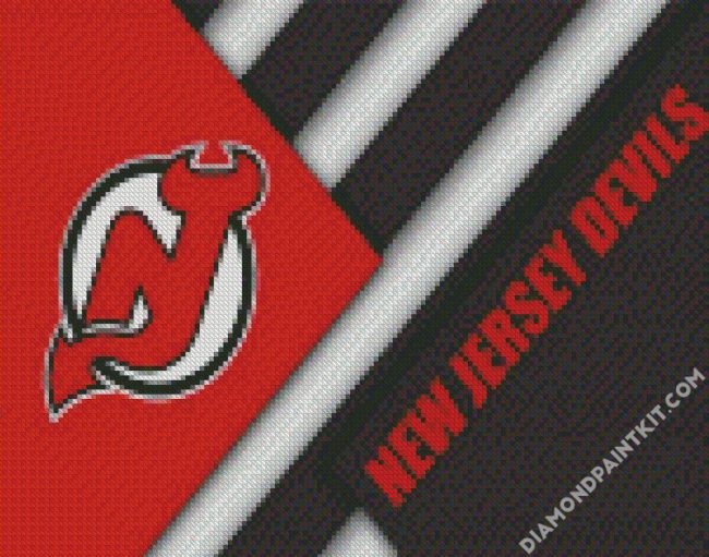 New Jersey Devils Logo diamond painting