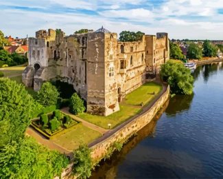 Newark Castle Nottingham England diamond painting