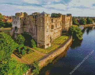 Newark Castle Nottingham England diamond painting