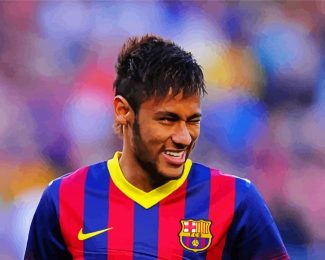 Neymar Barcelona Player diamond painting