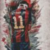 Neymar JR Barcelona Player diamond painting